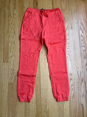 Zara Premium Denim Jogger Pink Size 02
